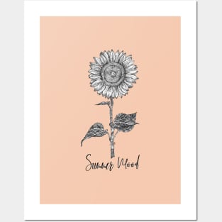 Sunflower - Summer Mood. Posters and Art